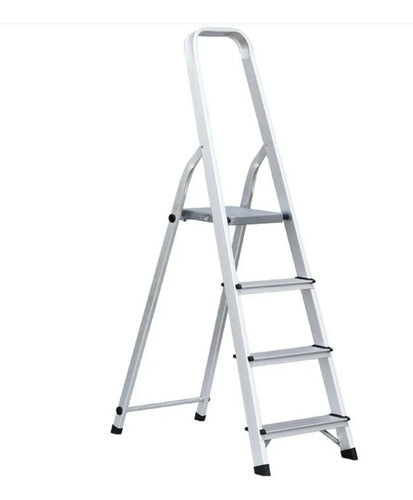 SC Metalúrgica Foldable Aluminum Ladder 7 Steps 0