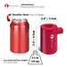 Red Suricata Rechargeable Air Pump - Mini Air Pump E 4