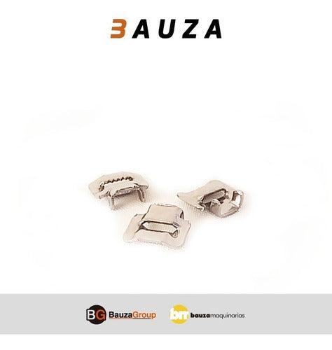 Stainless Steel Buckle 3/8 9.5x0.5mm X 100 pcs - Bauza Group 0