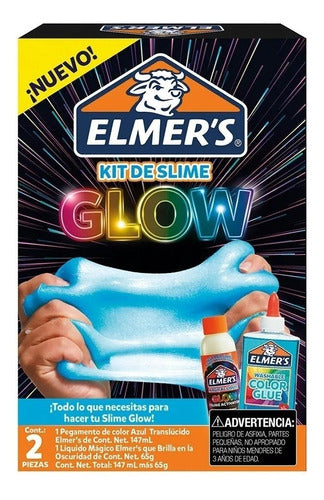 Elmer's Glow Small Kit Slime Activator Adhesive Washable 0