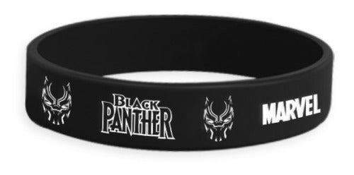 All Star Tienda Silicone Bracelet Black Panther - Marvel Movie 0