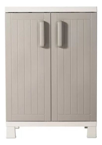 Eco-Sustainable Outdoor Plastic Cabinet 2 Doors Toomax 0
