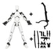 3DFactoryShop Articulated Dummy 13 cm with Weapons + Titan Base 1