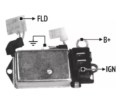 Indiel Regulador De Voltaje Alternador RNI 1705 0