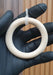 DecoUp Large Wooden Curtain Rings 7 Cm - Set of 20 1