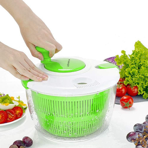 Salad Spinner Lovkitchen Secador De Frutas Y Verduras Grande 1