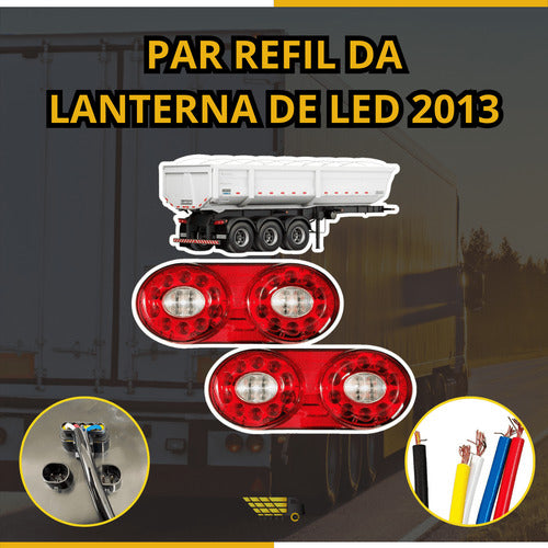 Par De Refis Led Randon - Modelo 2013+ 3