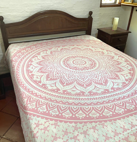 Indian Cotton 2.5-Plaza Bedspread Mandala Sofa Cover 6