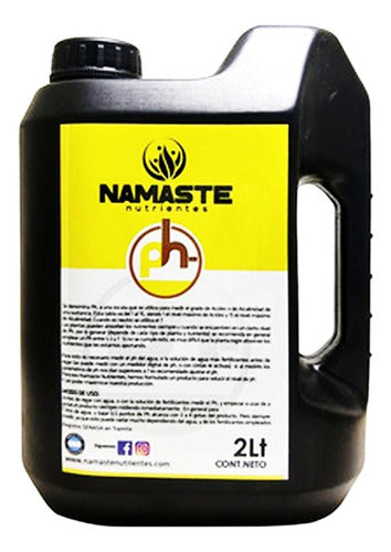 Namaste Nutrientes Ph Menos 2lts Valahalla Grow 0