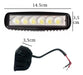 Kit 10 Faros Barra 6 Leds Luz Auxiliar Accesorio Camioneta 1