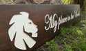 DeArtesanos Carved Sign for Outdoor Homes, Businesses, Logos 2