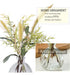 Abzo Flowers: Artificial Plants in Glass Vase with Synthetic Water 1