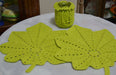 Moni Crochet Individual Crochet Leaf Placemat X 2 Pcs 30 X 30 Cm 0