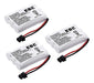 EBL 3pack 1000mAh 3.6V Ni-MH Battery BT-446 De 446 BP BT-1005 TE 1