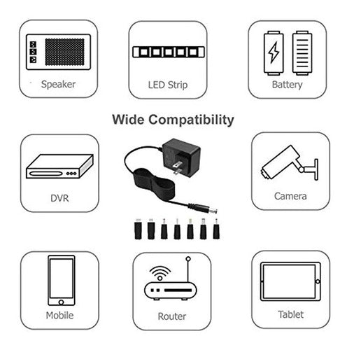 Adaptador De Ca De Repuesto Con Conmutación De Múltiples Pun 1