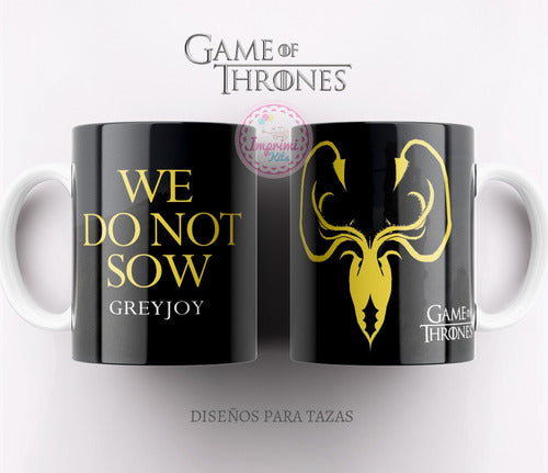 Plantilla Game Of Thrones Tazas Sublimar Sublimacion 2