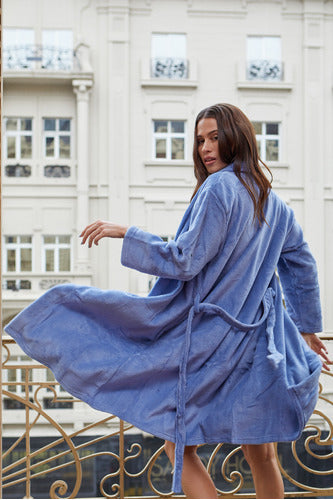 Women's Plush Soft Fleece Robe 21080 by Bianca Secreta 1