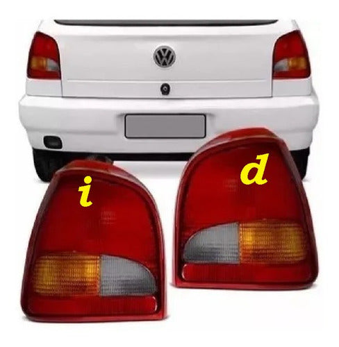 Fal Dam Fitam Volkswagen Gol Rear Light Set 95/99 0