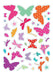 Wall Sticker Muresco Self-Adhesive 16031 Butterflies 1