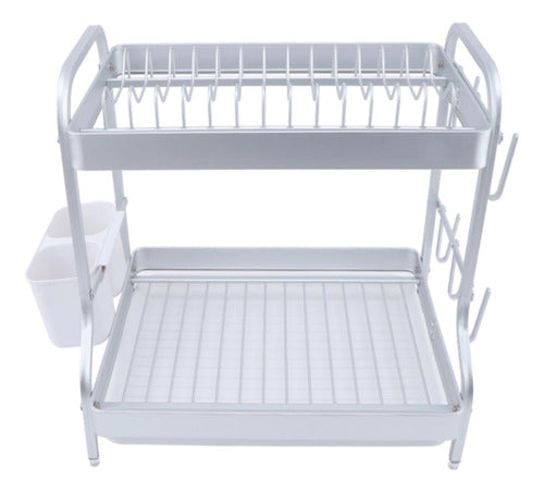 Vonne Aluminum Dish Drying Rack 2 Levels (7495) 2