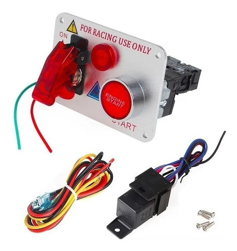 Competition Racing Board with Start Button/1 Point and Warning Light 0
