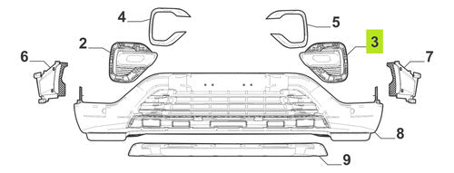 Marco Caminero Izq S/a Fiat Pulse Drive  Mt 2022- 0