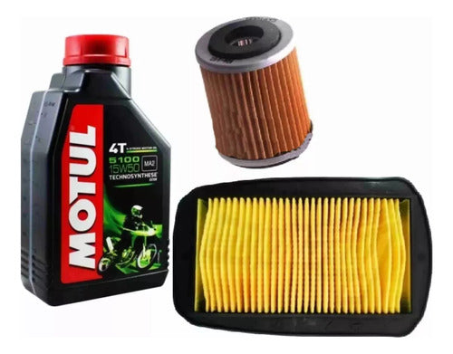 Yamaha Genuine Kit Service Original Yamaha R15 V2 Motul 5100 En Cuota Fas! 0