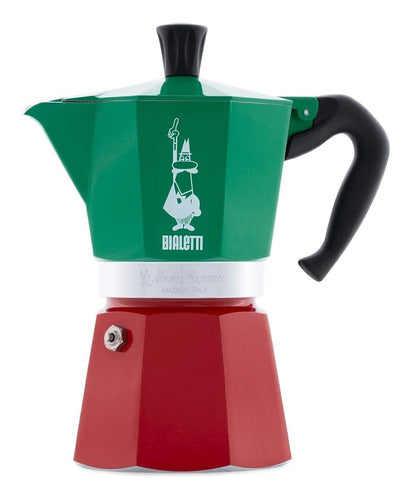 Bialetti Moka Express Tricolore Coffee Maker 0