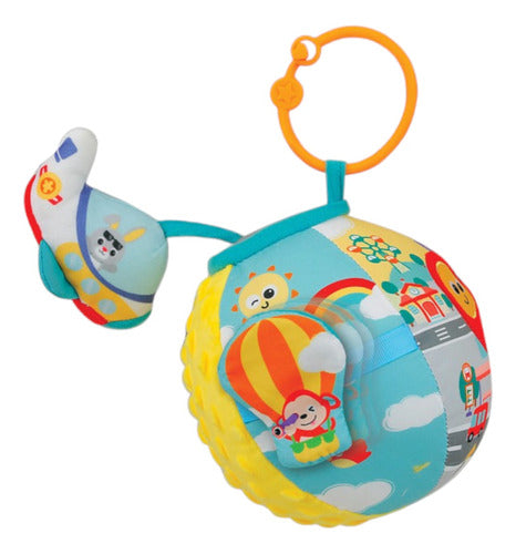 Pelota De Peluche Con Actividades Pequeño Viajero Winfun 1