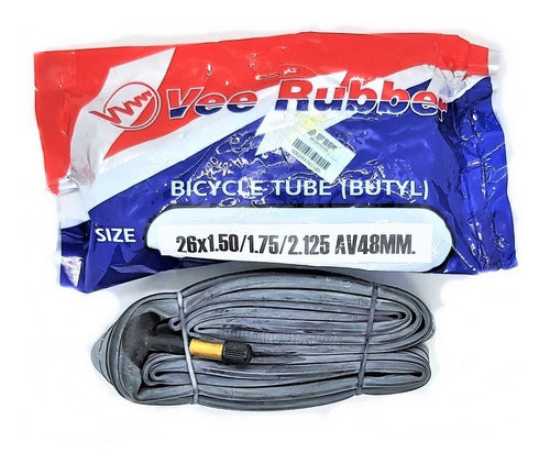 Vee Rubber 26 MTB Schrader Valve Bike Tube 0