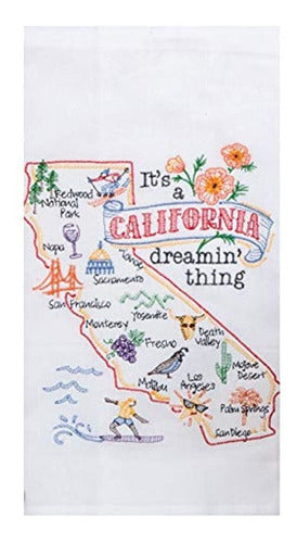 Kay Dee Designs St Thing California Emb F / S Toalla Para Pl 0