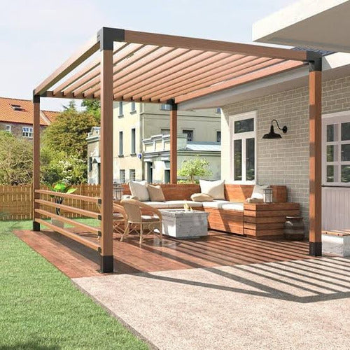 Kit Herrajes Para Pergola Modulo Cuadrado 1