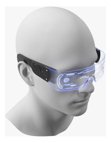 Generic Futuristic Led Glasses Rave Electronic Parties 4 Models Fg 0