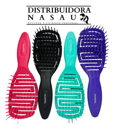 Dompel Maya Flexible Anti-Frizz Detangling Brush 5