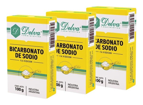 Delva Bicarbonato De Sodio 100g Apto Alimenticio X3uni 0