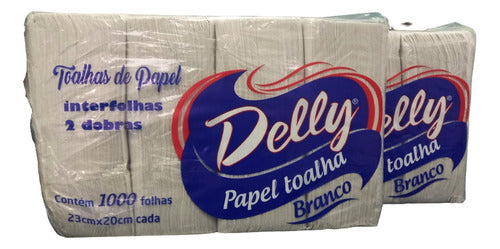 Toallas De Papel Para Mano Delly X5000 Unidades 0