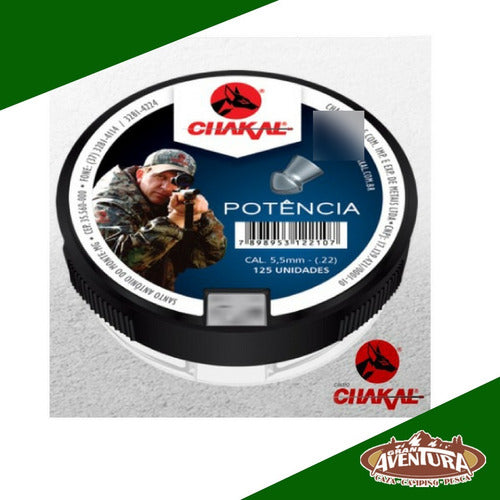 Chumbos Chakal Potência 5.5 Mm  Gran Aventura 5