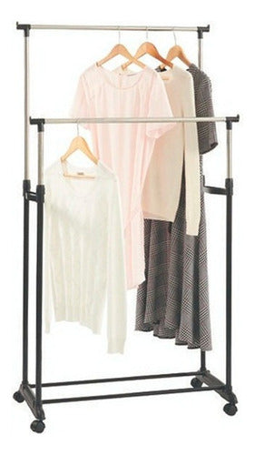 Atrix Double Expandable Garment Rack with Wheels - Super Offer 2