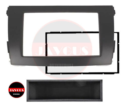 Ludovico Stereo Adapter Frame 1 / 2 Din Toyota Corolla Gray 1