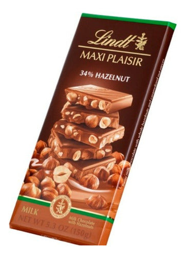 Lindt Chocolate Suizo Leche Con Avellanas Lindor Milk 150gr 0