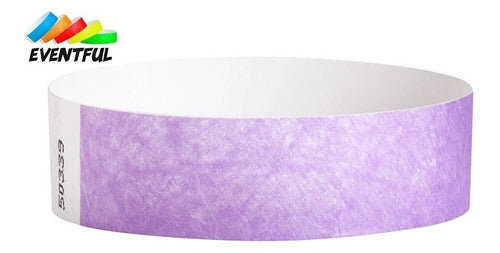 EVENTFUL Tyvek Bracelets Unprinted X 100 Units - Color of Your Choice 5