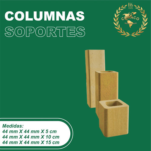 Comaco Columna Soporte Refractario 15 Cm 1