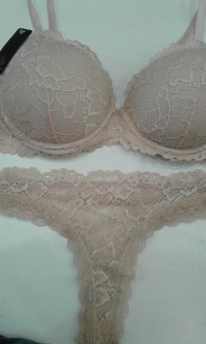 Andressa Conjunto Taza Soft Y Less De Encaje Art 5589 Tutim 1