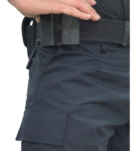 Tactical Police Ripstop Blue Special Sizes Pants 2
