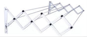 TODOBAG Wall-Mounted Expandable Drying Rack 7 Rods 100 Cm 2