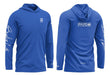 Payo Quick Dry Fishing Shirt with Hood UV 40 Blue 3