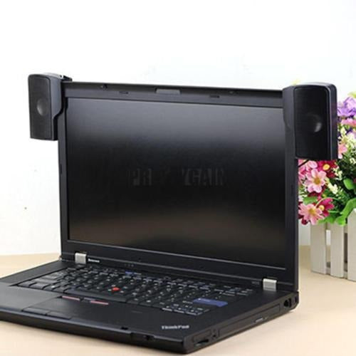 New USB Hanging External Stereo Speakers for Laptop PC Notebook 1