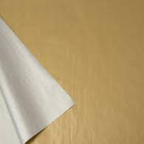 Miramar Plásticos Papel Barrilete O De Seda Dorado Plateado X10 50x70cm 0