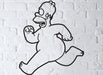 CUSPIDESHOP Homero Simpsons Wood Cut-out 30x30cm 0