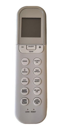 Control Remoto Aire Para Bgh Midea Comfee Tadiran Arist A701 0